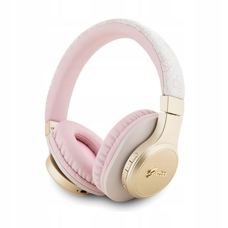 Guess 4G Script Metal Logo – Bezdrátová sluchátka do uší Bluetooth V5.3