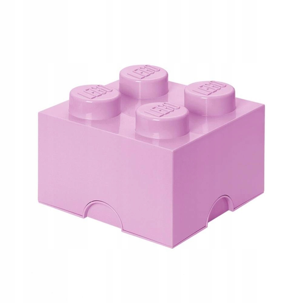 Lego (r) Nádoba Kostka Čtyřka Růžová Světlá