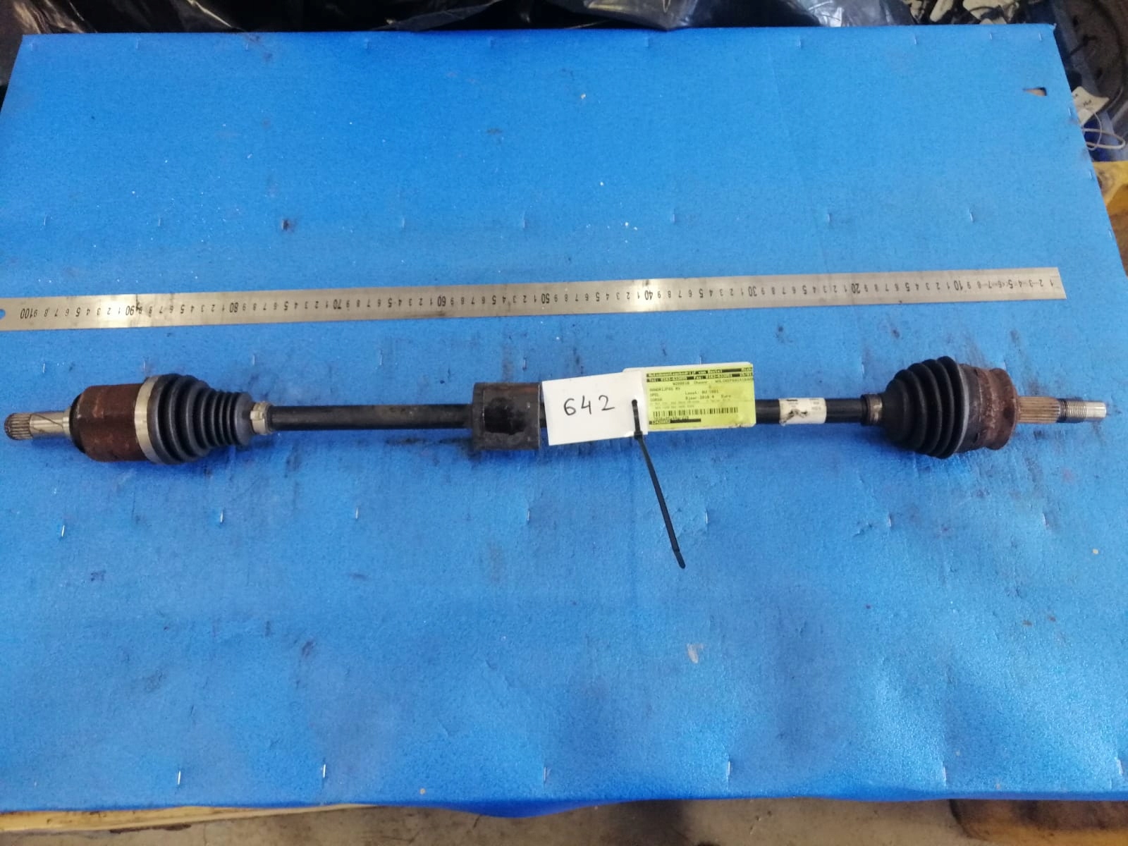 OPEL CORSA 2016 R right 1.2 petrol semi-axis 13248652