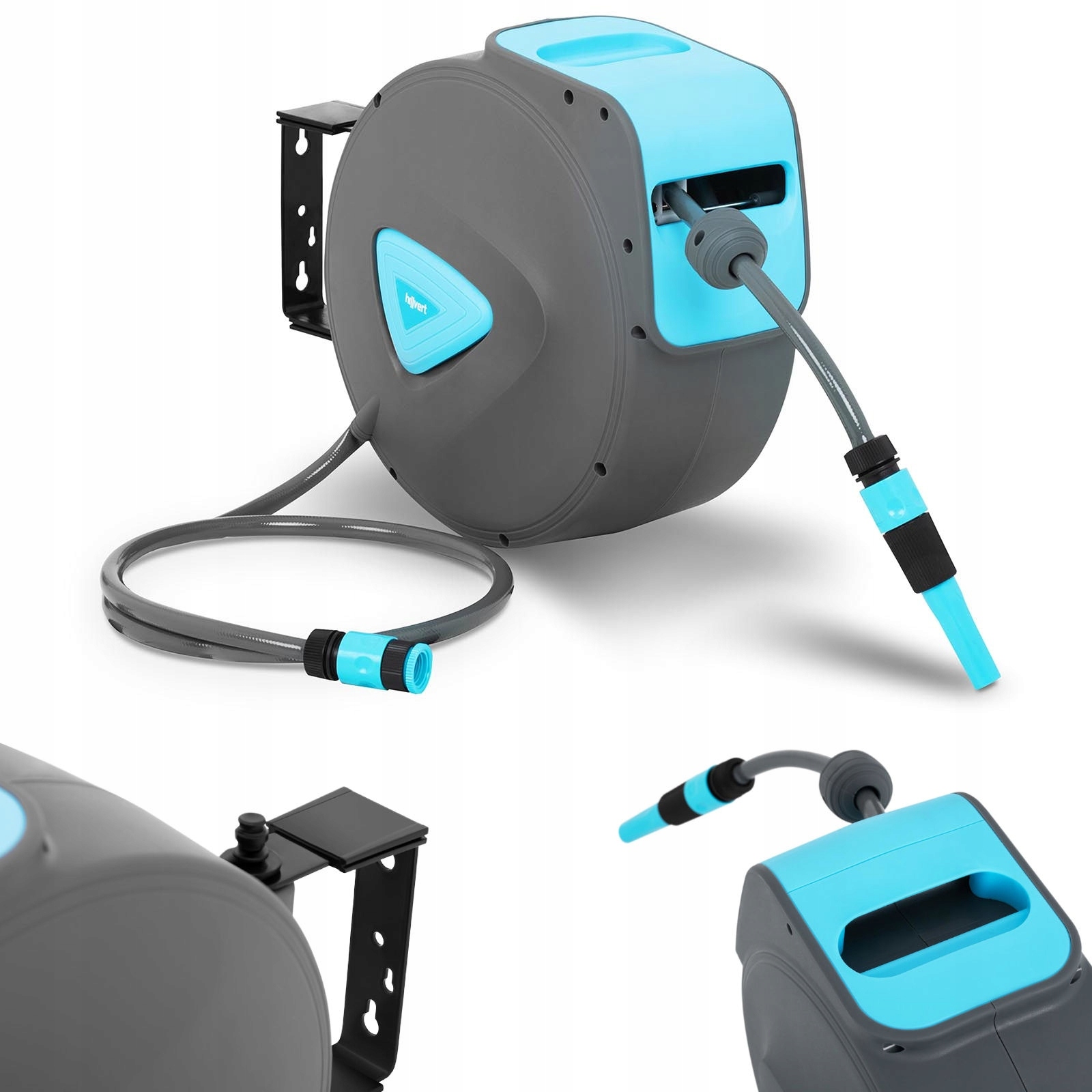 Automatický nástenný bubon s záhradnou hadicou 15 m 1.5 m 1/2''