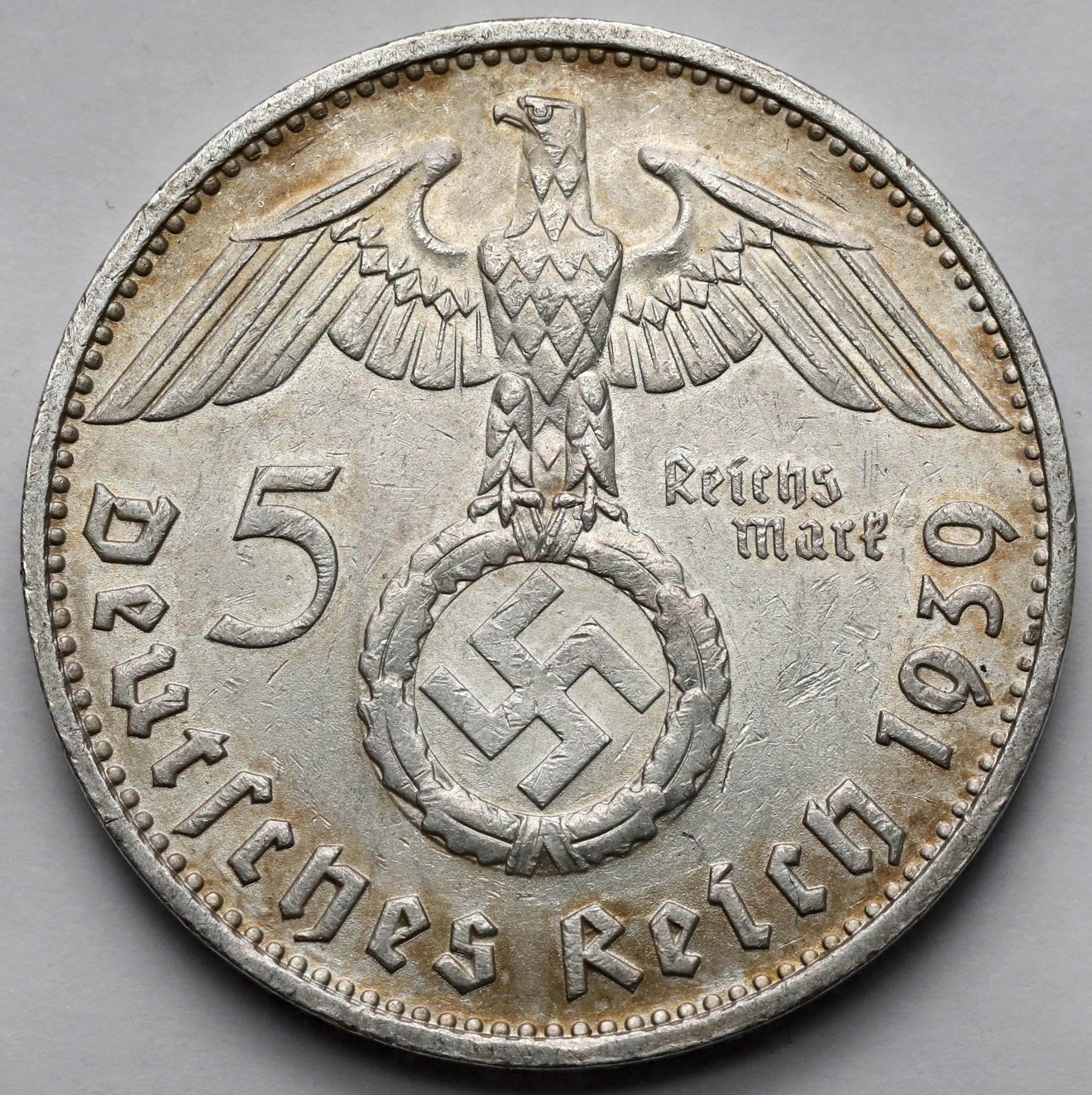 2108. Niemcy, III Rzesza, 5 marek 1939-D Hindenburg