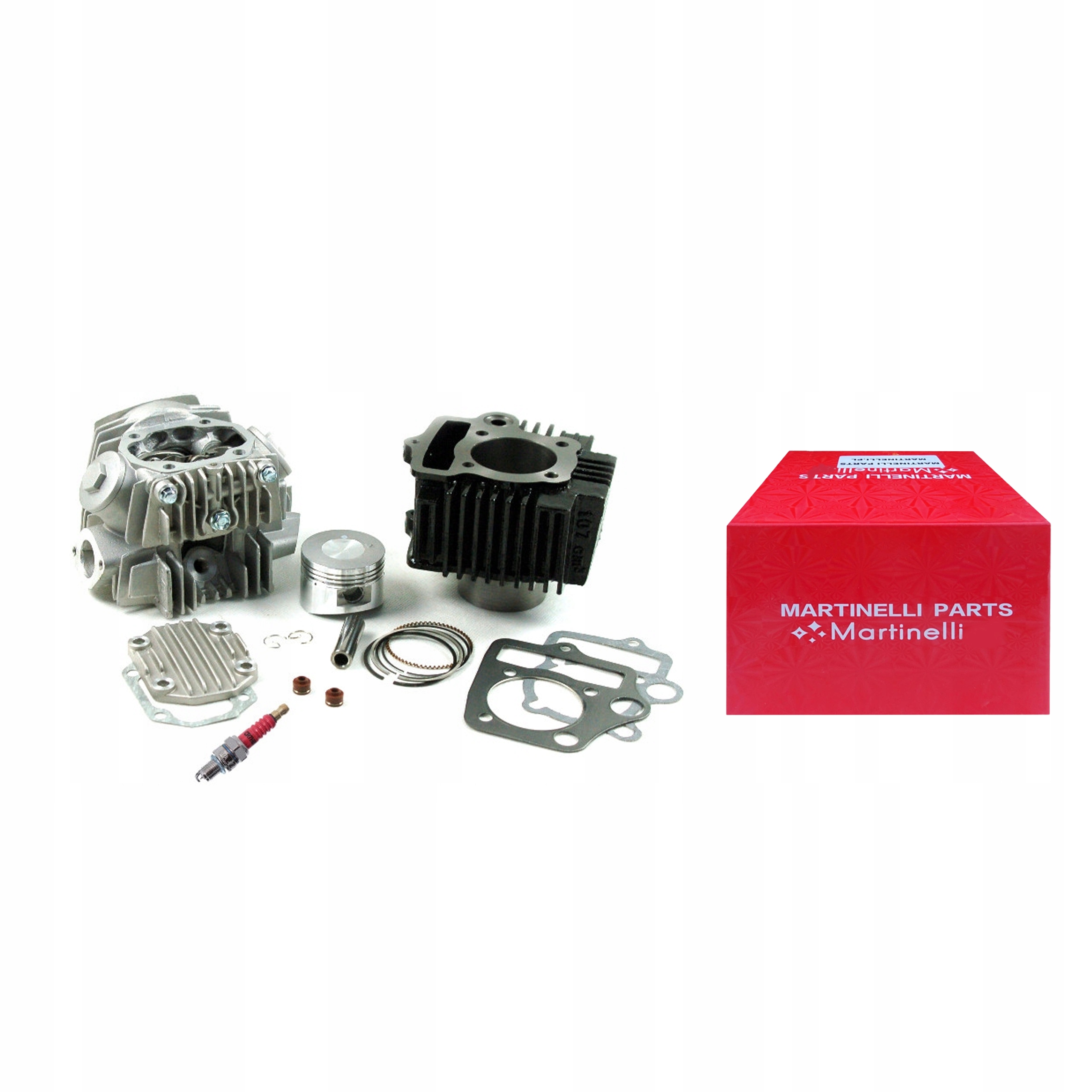 

Cylinder Głowica Komplet 110 125 cc 52,4 mm Quad