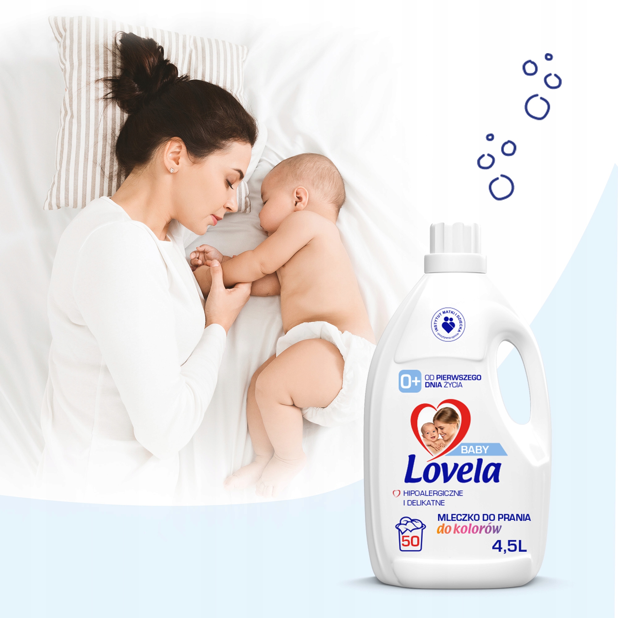 Lovela Baby hipoalergiczny płyn do prania kolorów mleczko dla dzieci 4,5 L Marka Lovela
