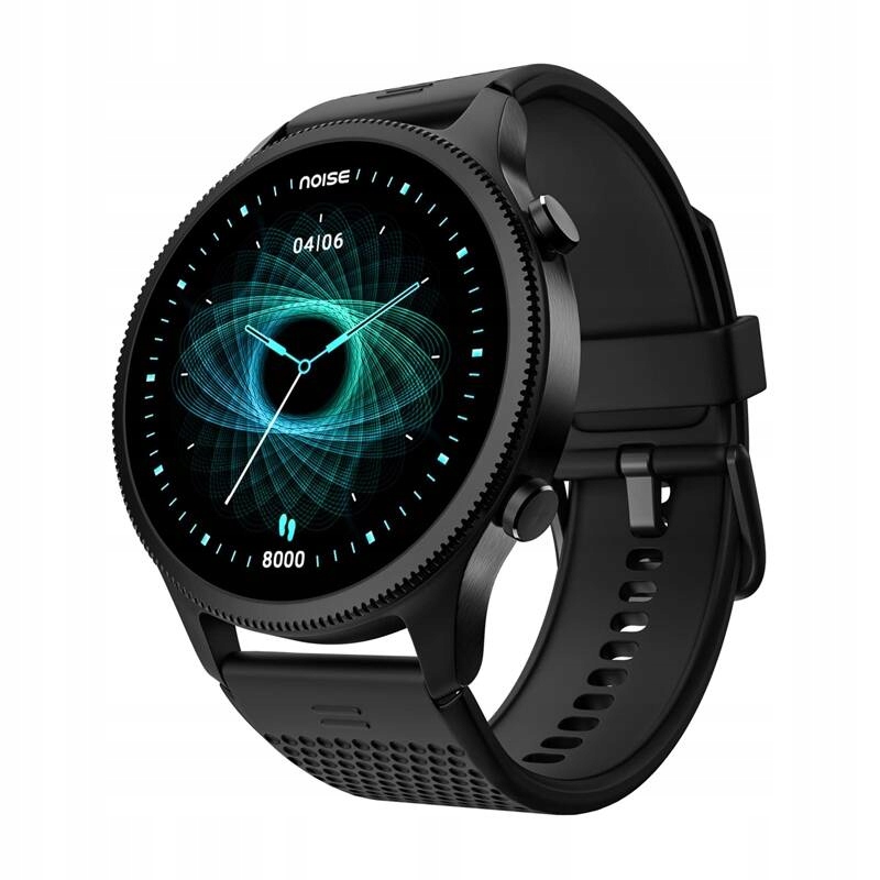 Noise Halo Smartwatch Rozmowy Bluetooth Pomiar Snu Tętna SpO2 Czarny