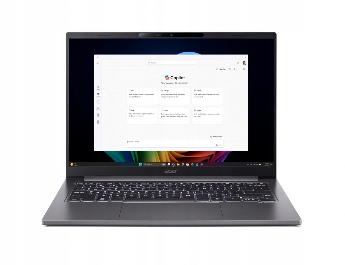 Notebook TravelMate X4 14 Ai TMX414-51-TCO Ultra5 226V 32GB/512GB/W11PRO, 3