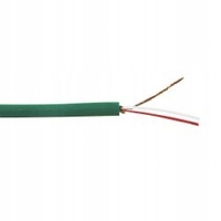 

Przewód sygnałowy 2 żyły + ekran 6mm zielony x1m