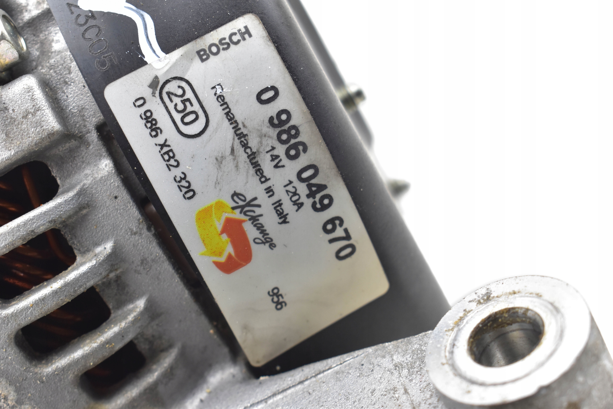 alternator FORD C-MAX FOCUS MK2 1.8 TDCI 0986049670