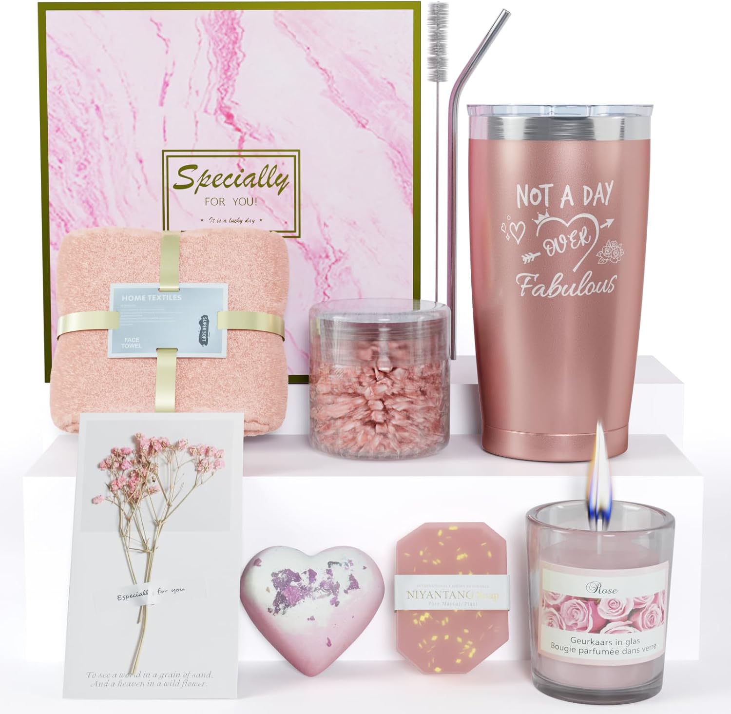 Levně Dárková Sada Krabička Ideální Pro Dárek Ke Dni Žen