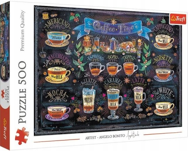 

Puzzle 500 Czas Na Kawę Kawa Trefl