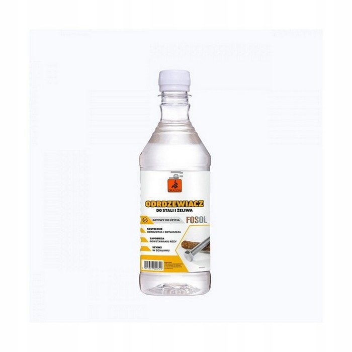 Fosol Odrdzewiacz Stali Żeliwa 0,5 L Odtłuszczacz Środek Na Rdzę Dragon