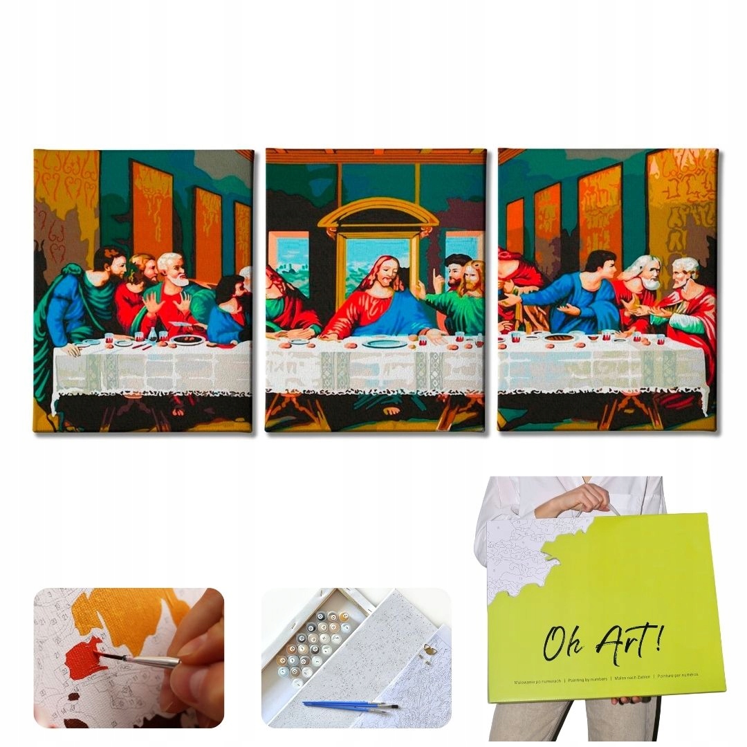 Malování Podle Čísel Triptych Obrázky pro malování podle čísel Ježíš s Rámem