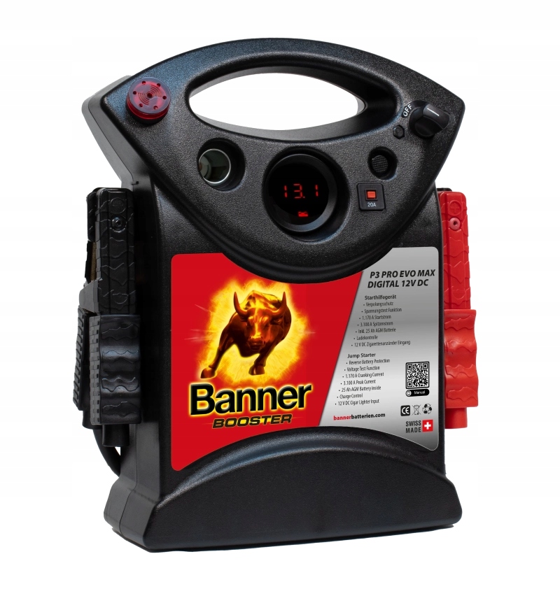 Urządzenie Rozruchowe Booster Banner P3 Pro Evo Max 12V 3100A