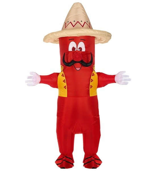 Kostým Nafukovací Kombinéza Paprika univerzální