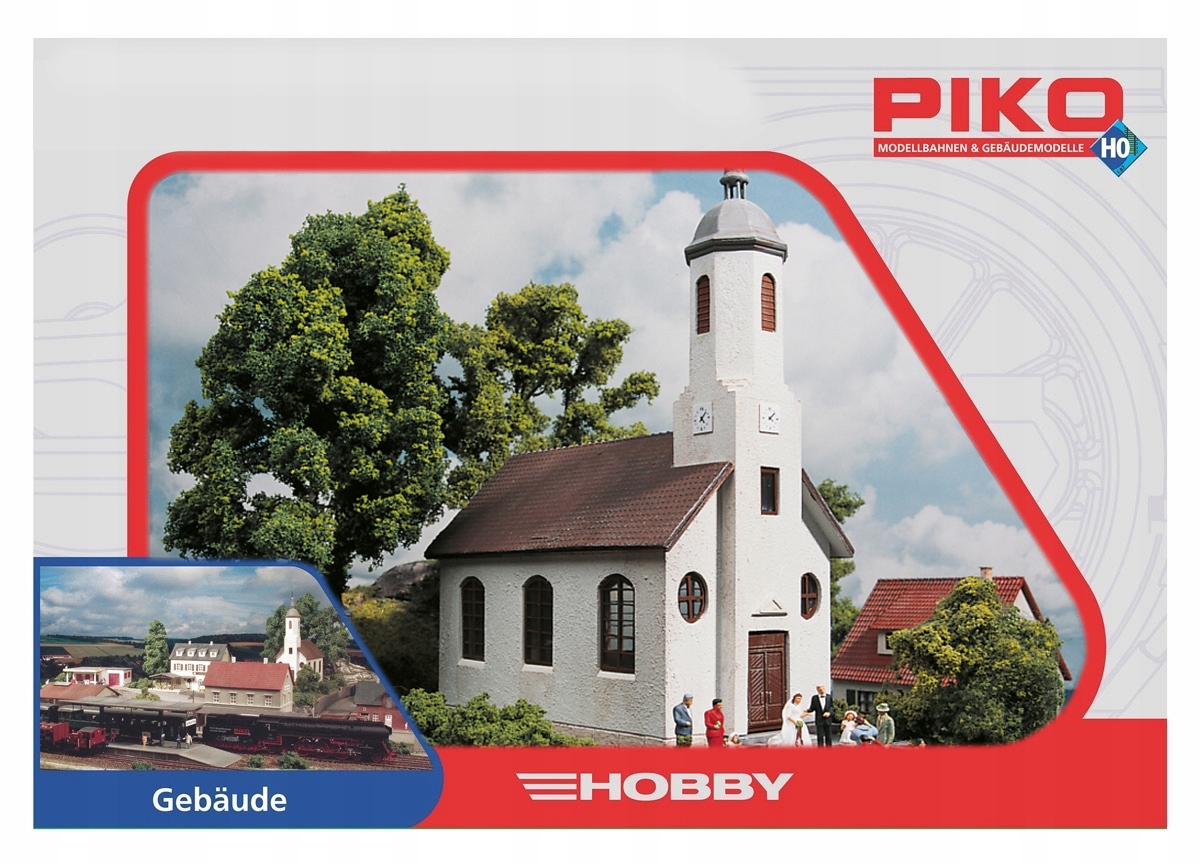 Kostel sv. Lukáše Budova pro železniční maketu H0 1:87