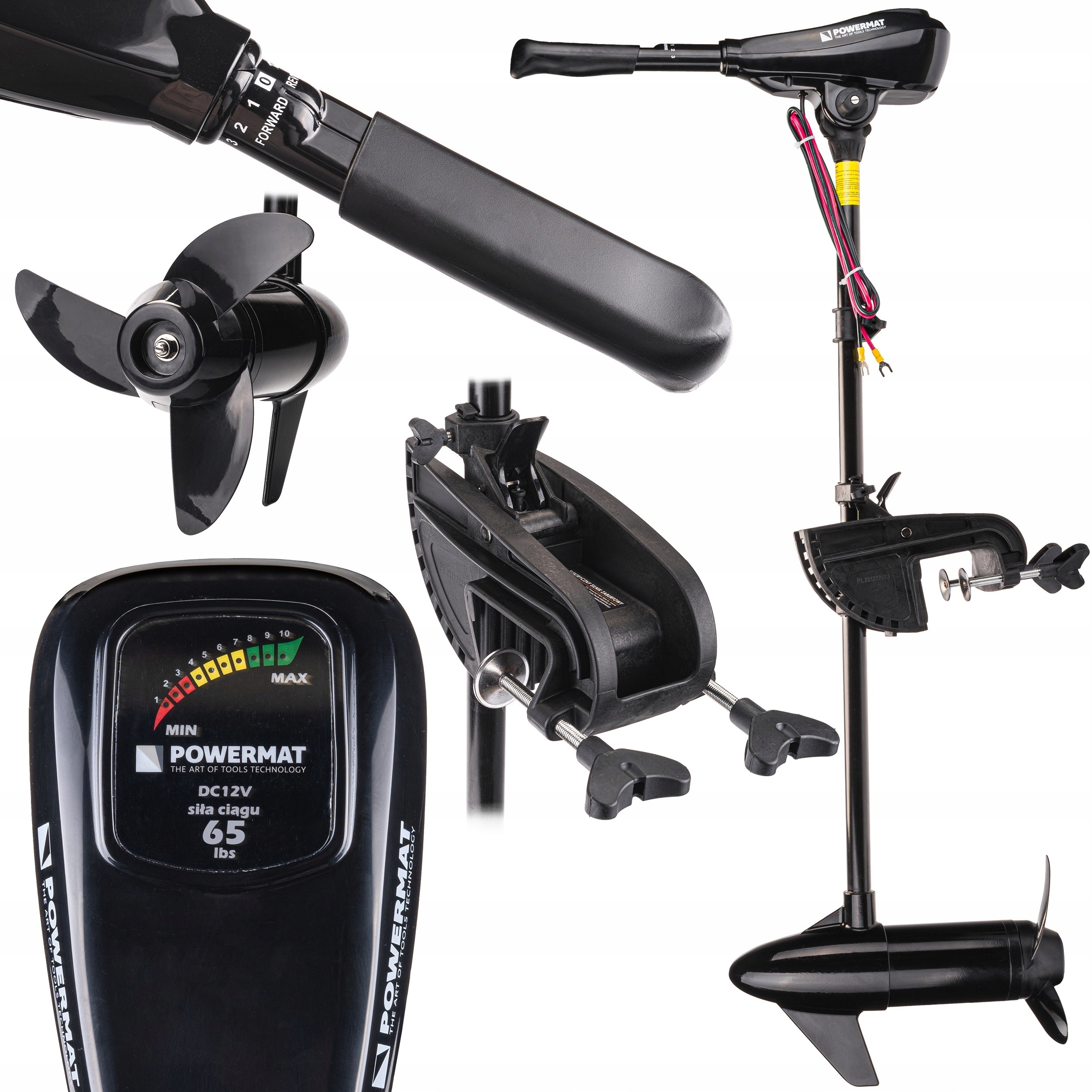 Elektrický motor 65 lbs pro čluny Powermat