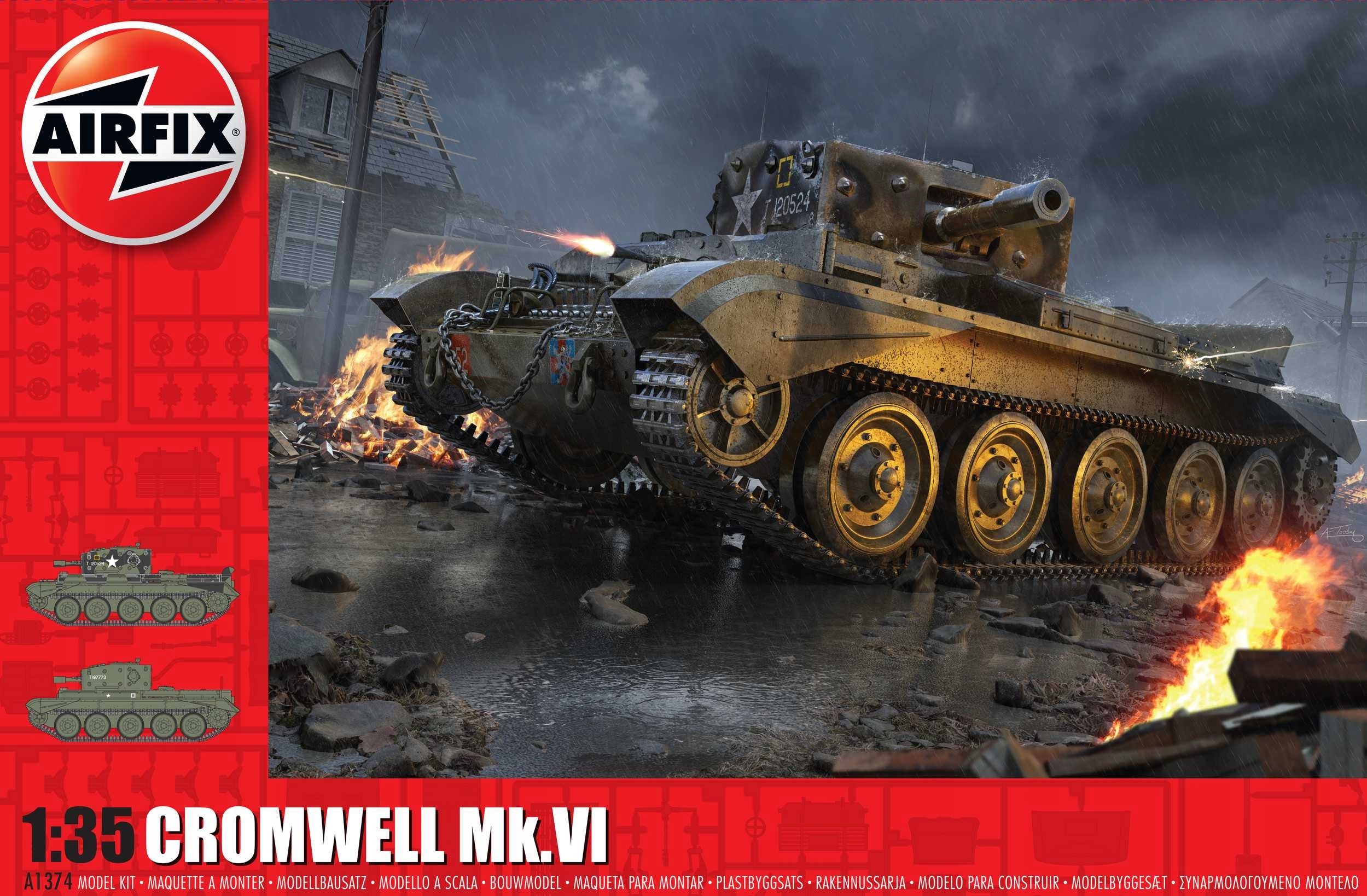 Cruiser Mk.VIII A27M Cromwell Mk.VI Airfix Classic Kit tank A1 1:35