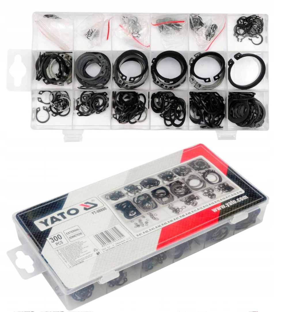 ZESTAW PIERŚCIENI SEGERA ZEWNĘTRZNYCH 300 SZTUK YATO
