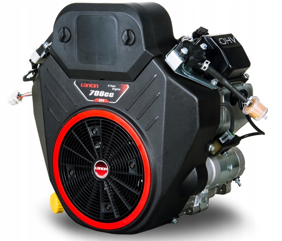 Mocny Silnik Loncin LC2P77F Do Traktorka V2 22 Km 708 cm Wał 25,4mm