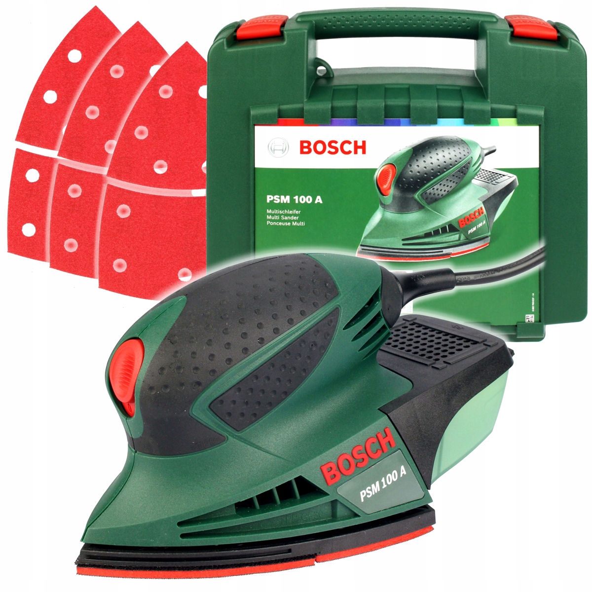 UNIWERSALNA SZLIFIERKA DELTA PSM 100 A BOSCH + WALIZKA