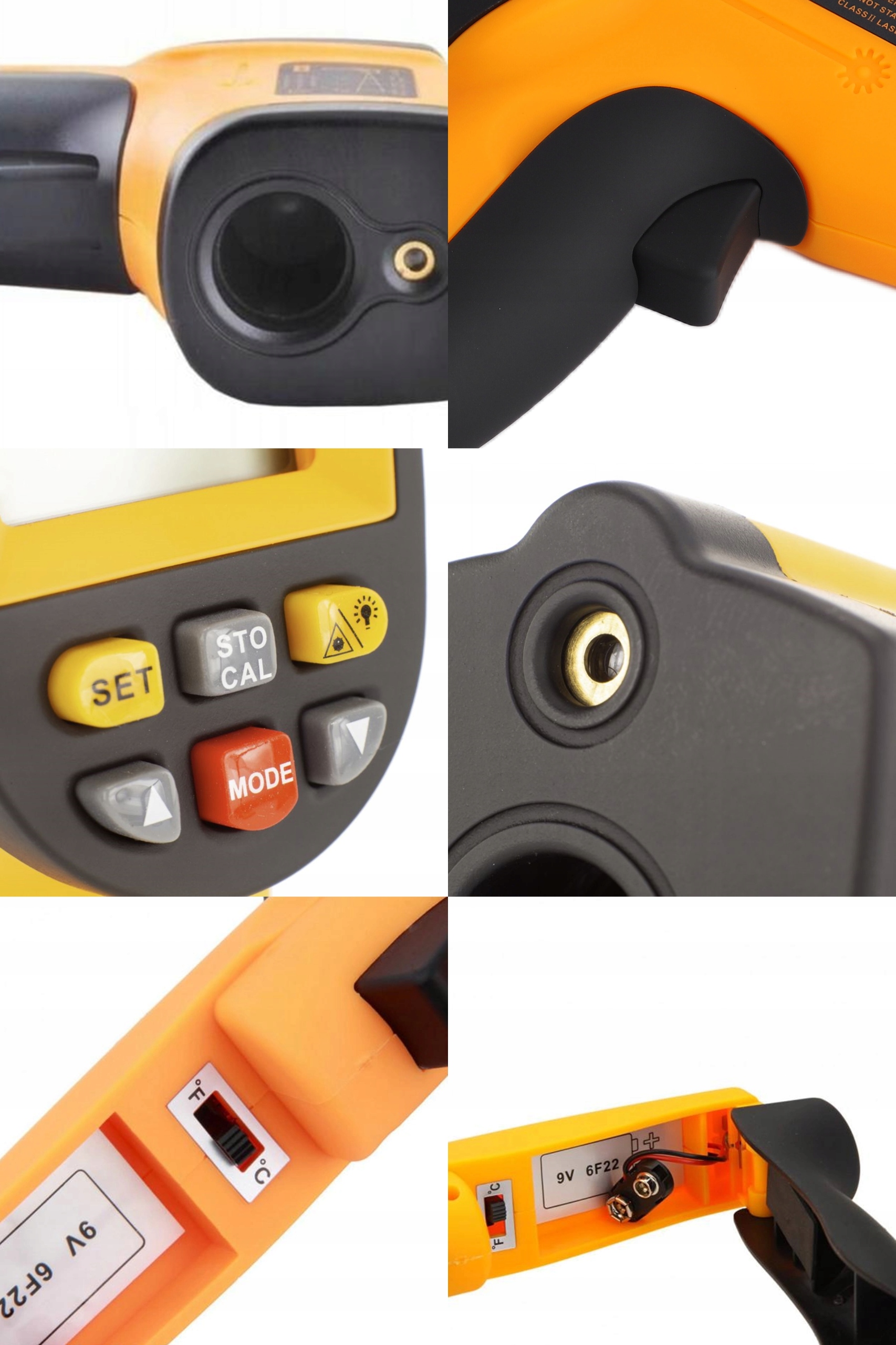 Pirometr GM700 Zakres pomiaru temperatury 0-50°C