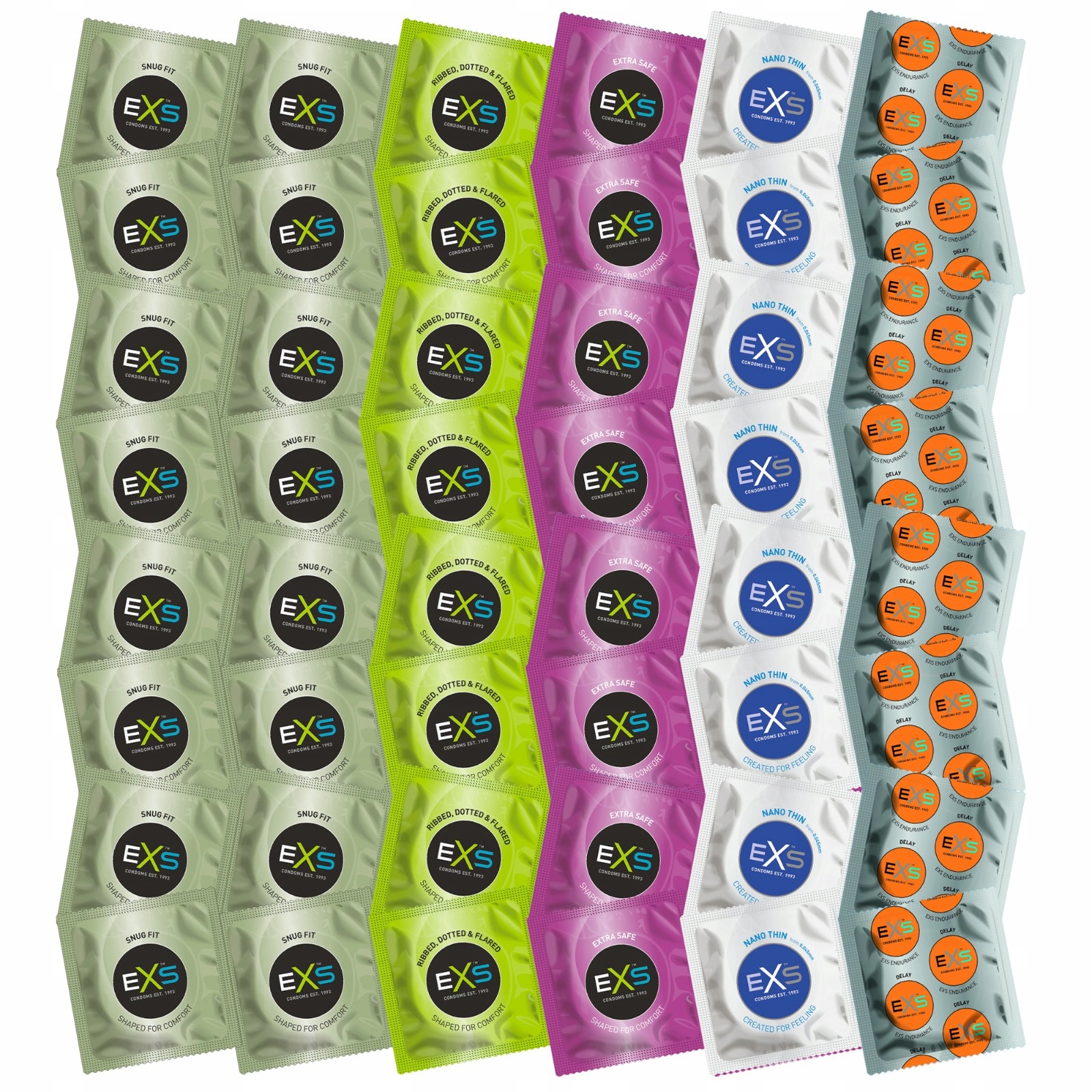 

Zestaw prezerwatyw opóźniające cienkie exs 100szt