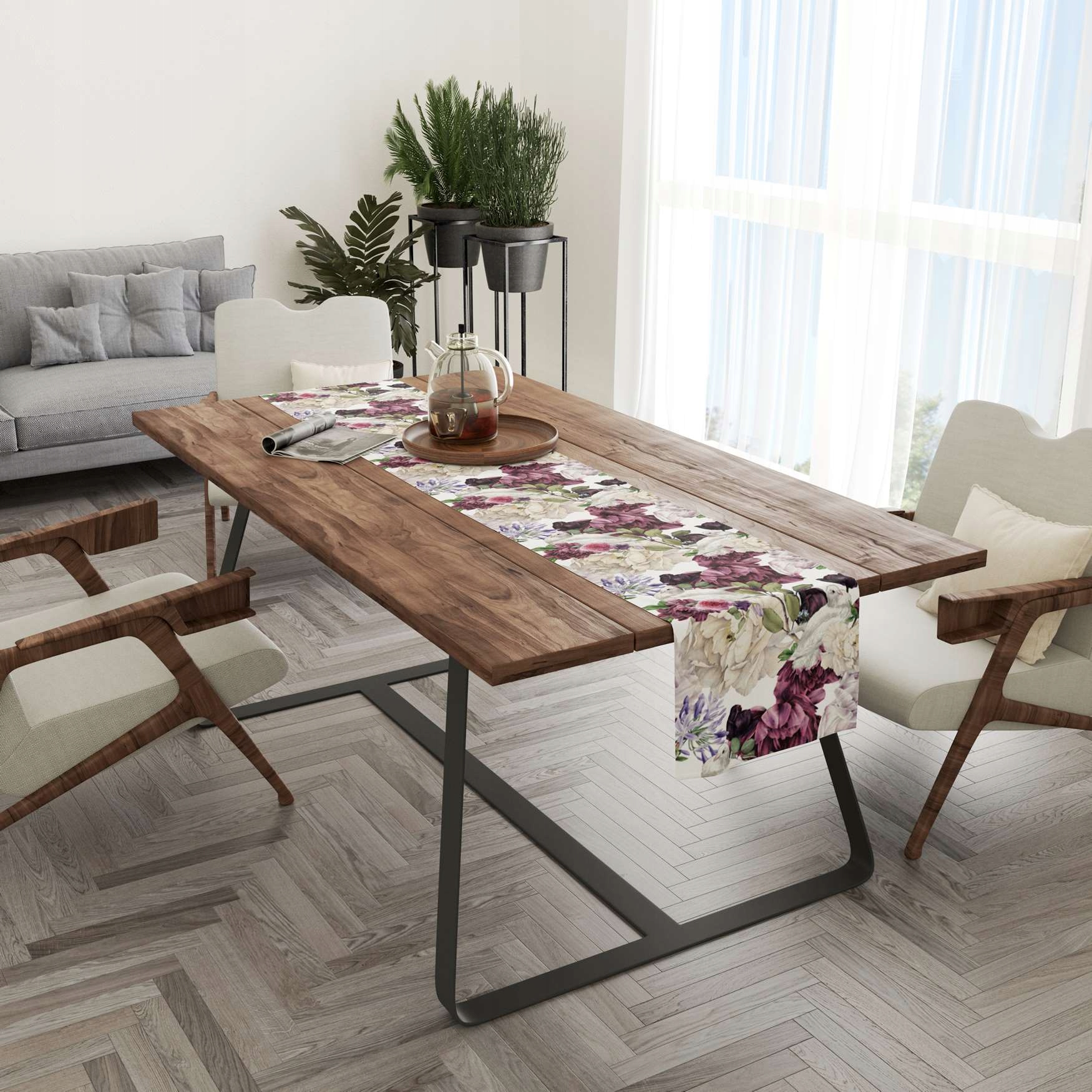 BIEŻNIK OBRUS NA STÓŁ MATOWY GŁADKI 40x140 080 Materiał wykonania poliester