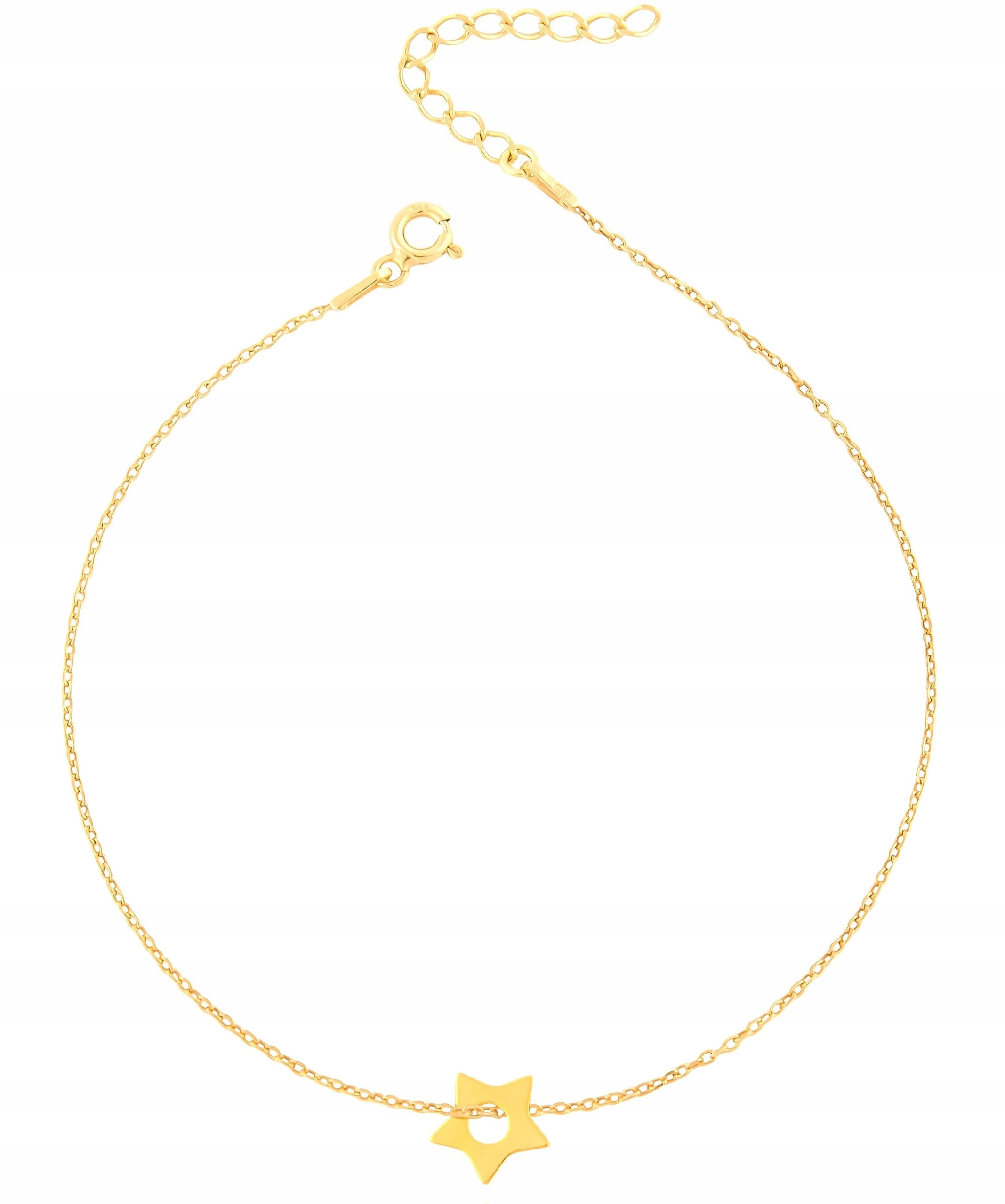 

Naszyjnik gwiazdka Celebrytka srebro pozłacane 925