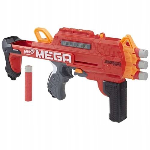 NERF N-STRIKE MEGA BULLDOG WYRZUTNIA HASBRO 6 STRZAŁEK KARABIN PISTOLET Marka NERF
