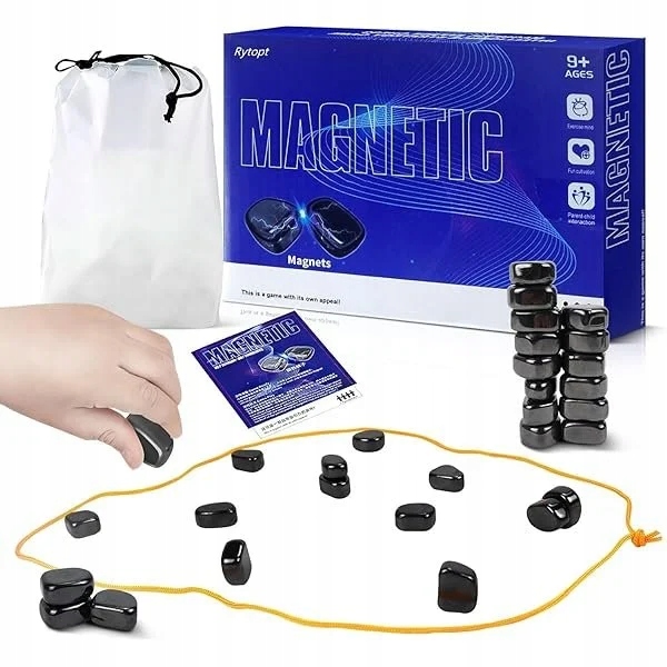 Magnetyczne Szachy Strategiczna Magnetyczna Gra Planszowa 20 Sztuk Magnesów