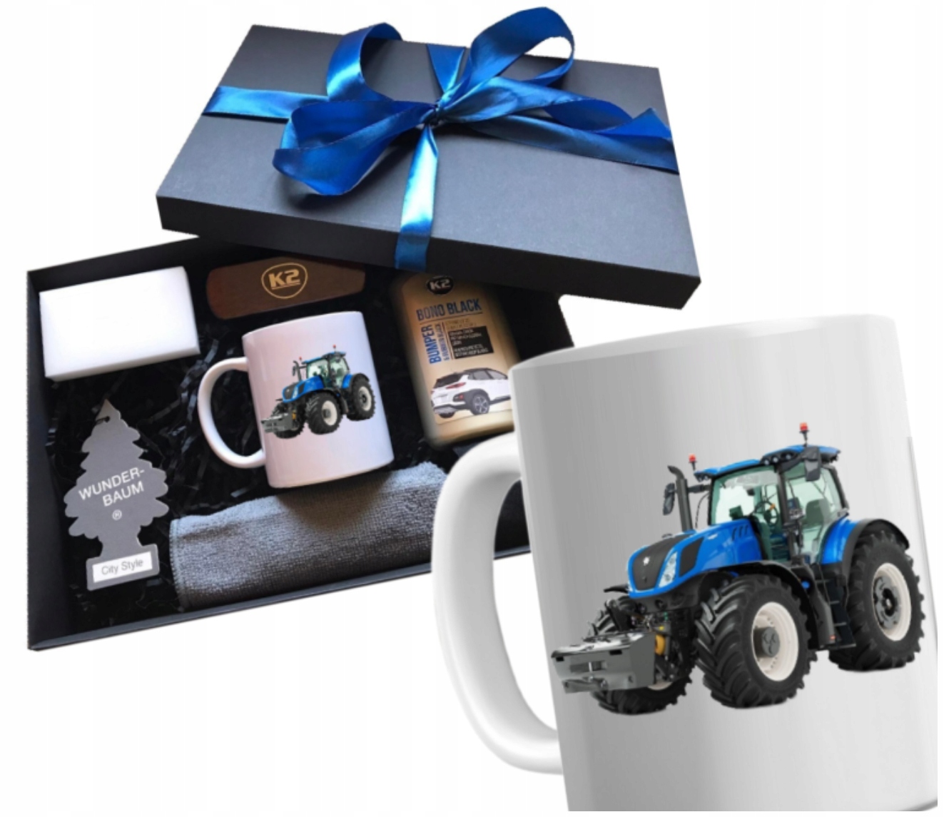 Dárková sada hrnků pro farmáře, řidiče New Holand, doplňky, traktor