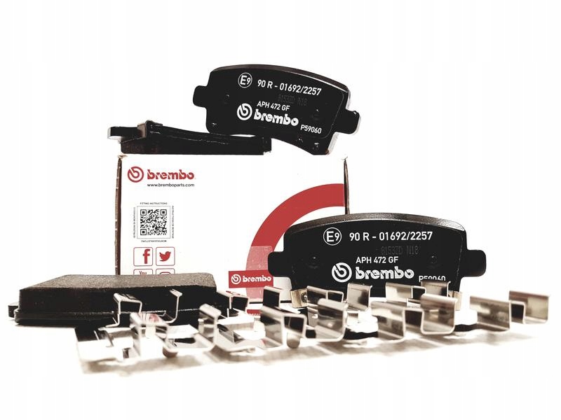 59 060 - ТОРМОЗНЫЕ КОЛОДКИ BREMBO ЗАДНИЕ CHEVROLET MALIBU