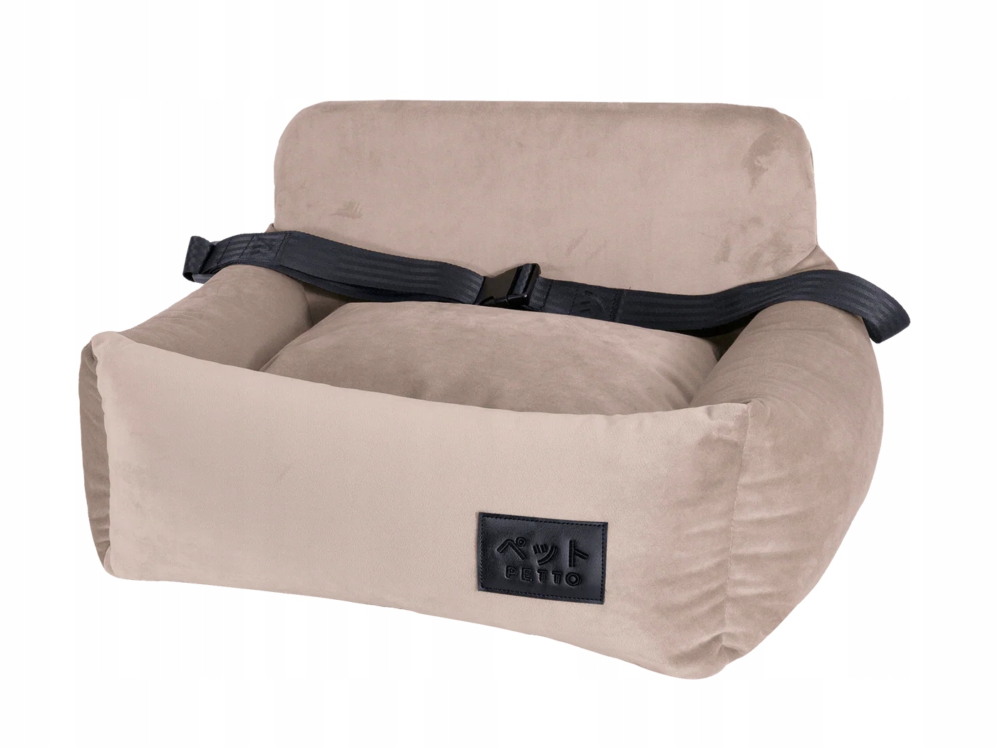 Levně Autosedačka Petto Přepravka pro psa Sedadlo do 10 kg béžové