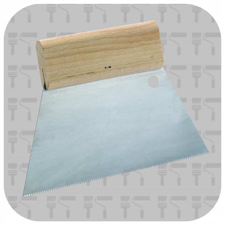 Szpachla Paca Ząbkowana do Klejów KARO SCHULLER 180 mm TKB B2 Stan opakowania oryginalne