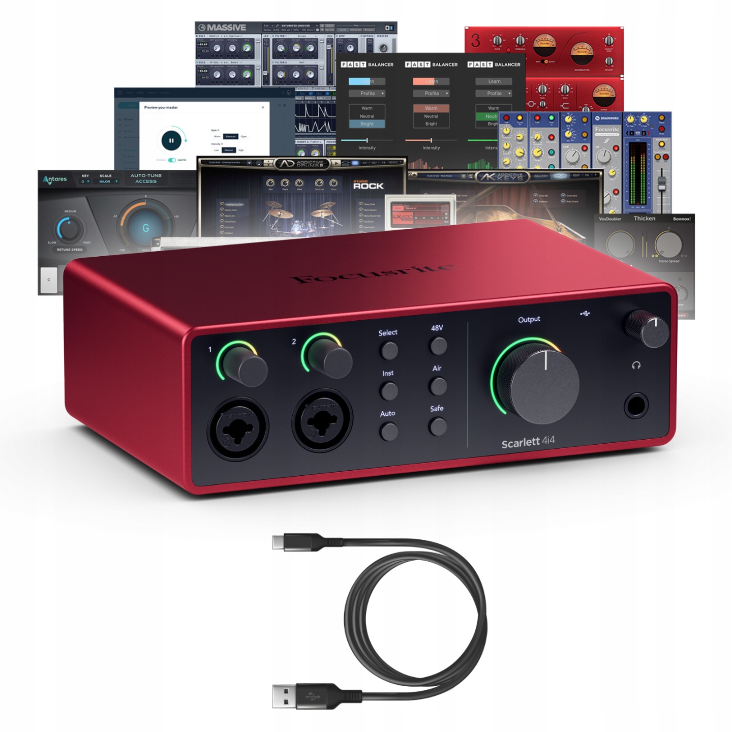Focusrite Scarlett 4i4 4th Gen – Audio Rozhraní softwarový balíček