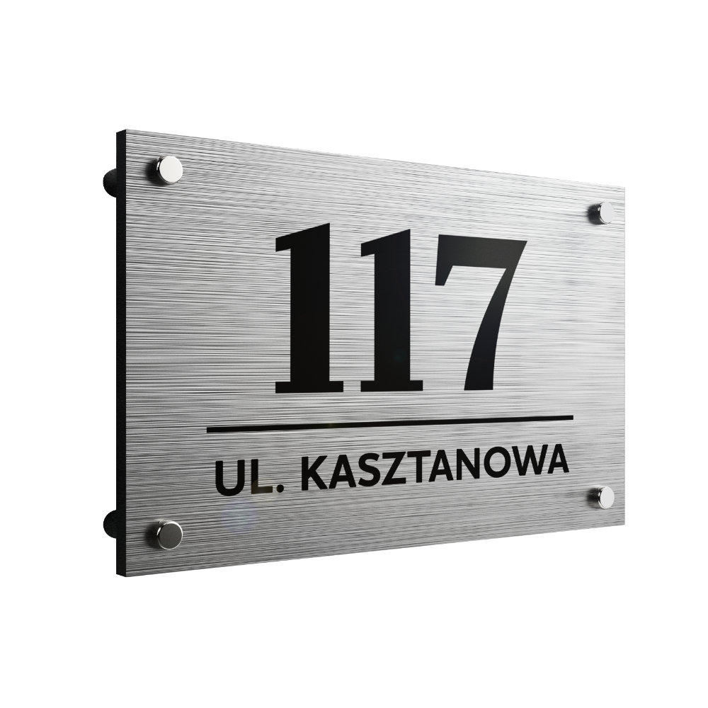 

tablica z numerem na dom ogrodzenie płot