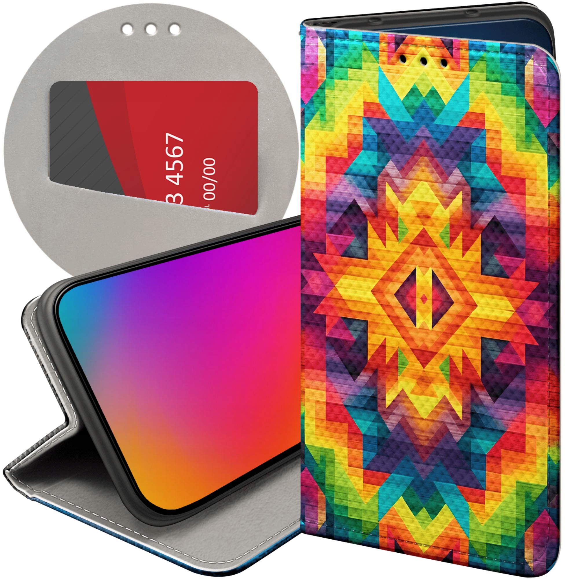 Etui Z Klapką Do Huawei P8 P9 Lite 2017 Azteckie Aztec Aztecy Case