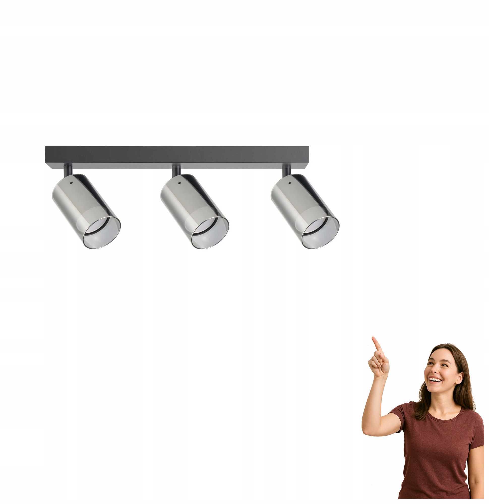 Spotová reflektorová lampa Ren OB-2211BD-3-BK Zuma Line