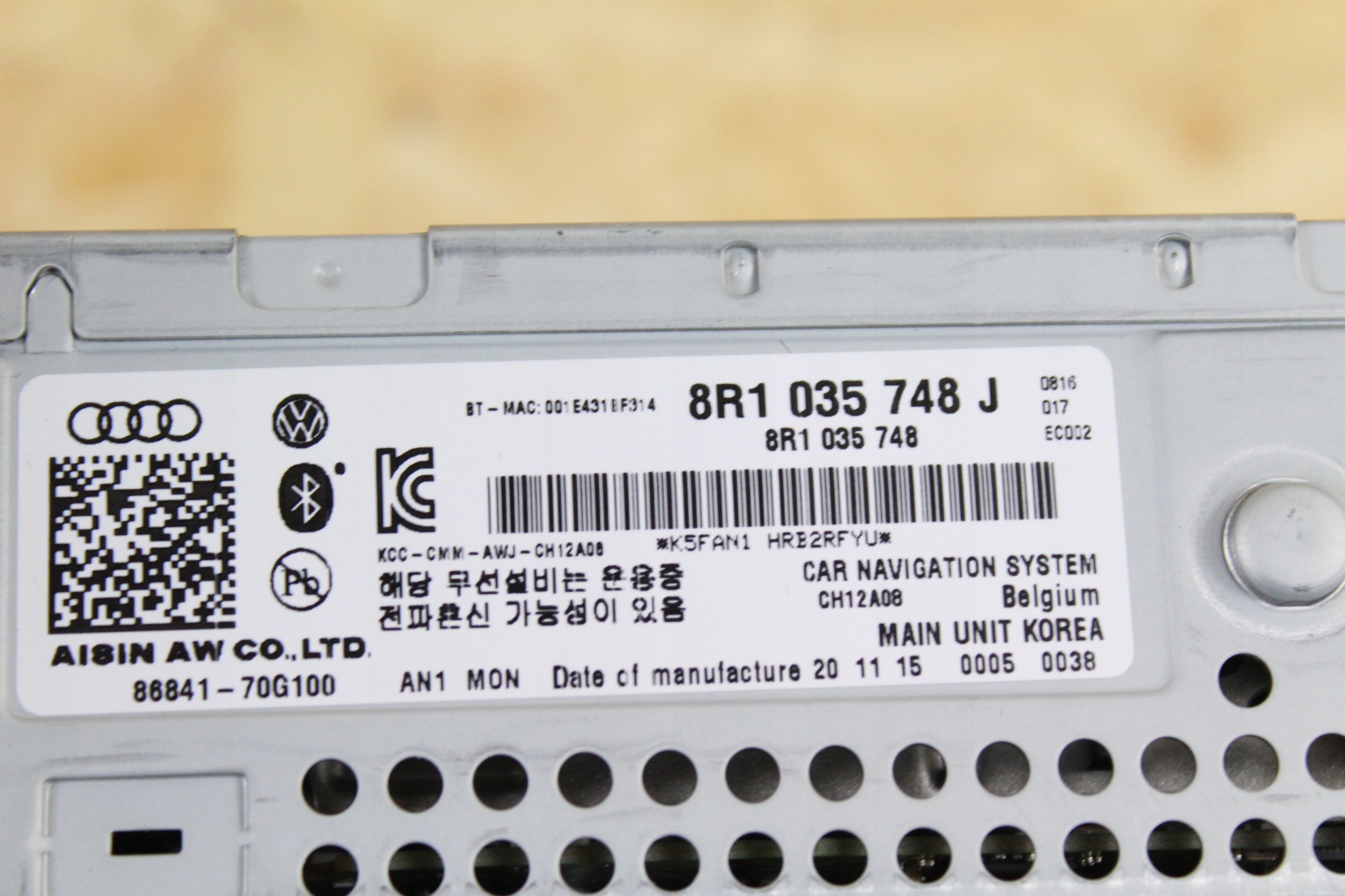 NAVI Audi OE 8R1035748J