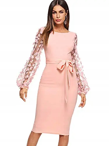 Šaty Dámské Jednoduché Růžové Vel. L