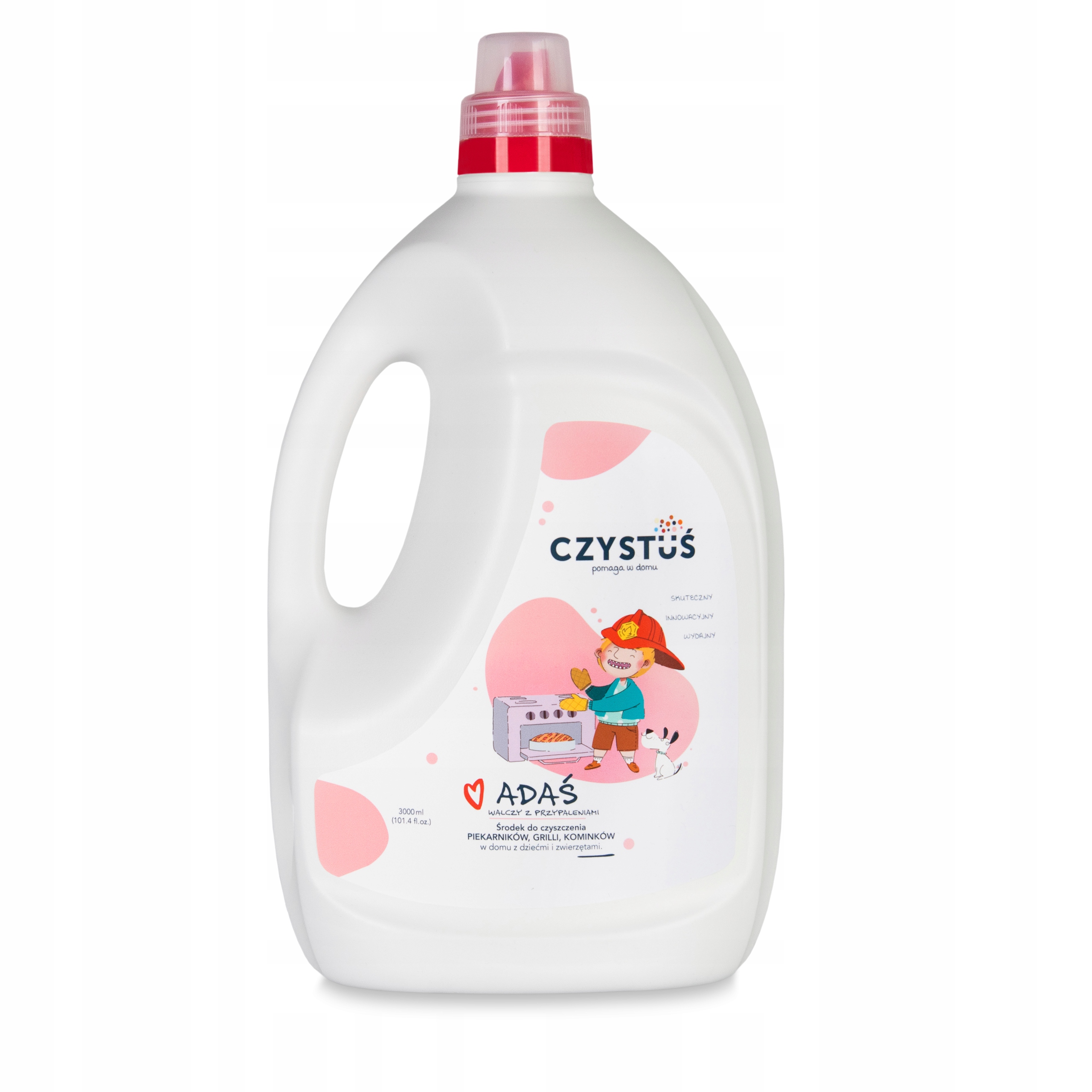 Levně Kapalina Do Trouby Grilu A Krbu Adaś 3L Refill Czystuś