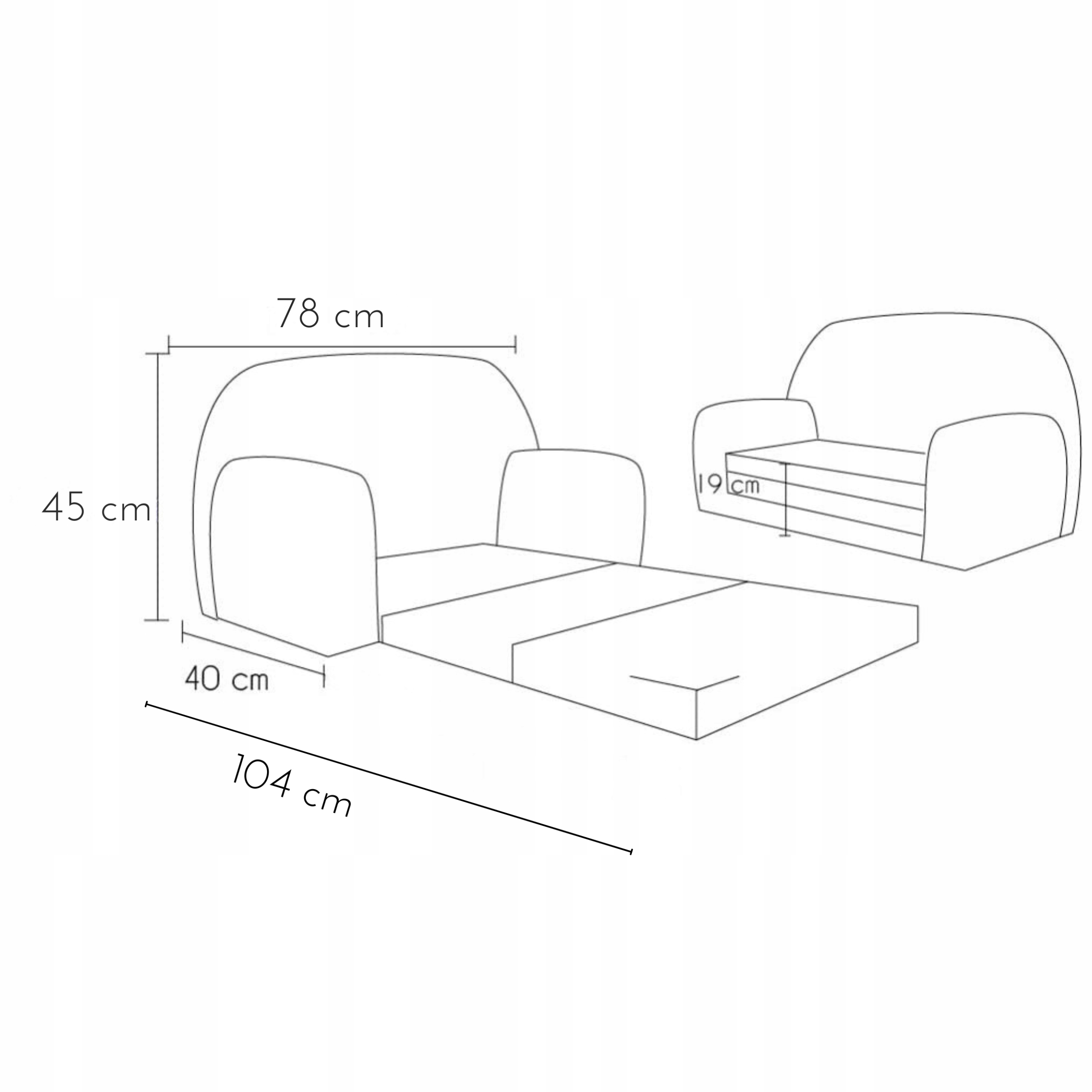 SOFKA DZIECIĘCA KANAPA ROZKŁADANA PREZENT MATERAC PIANKOWA BEZPIECZNA Kolekcja MAŁA SOFKA DZIECIĘCA GWIAZDKI