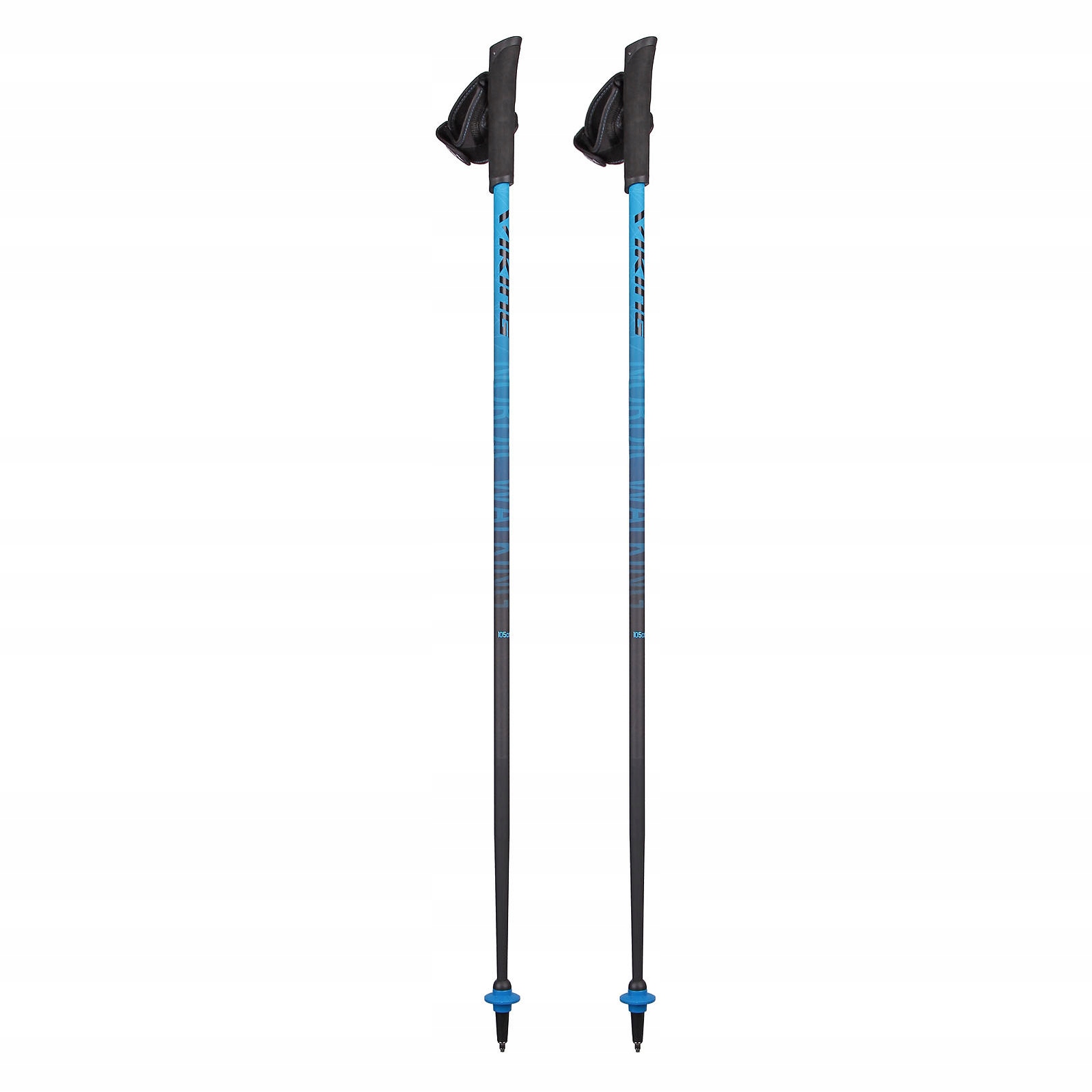 Kije nordic walking Viking Pro-Trainer dł. 125cm Kolor dominujący odcienie niebieskiego