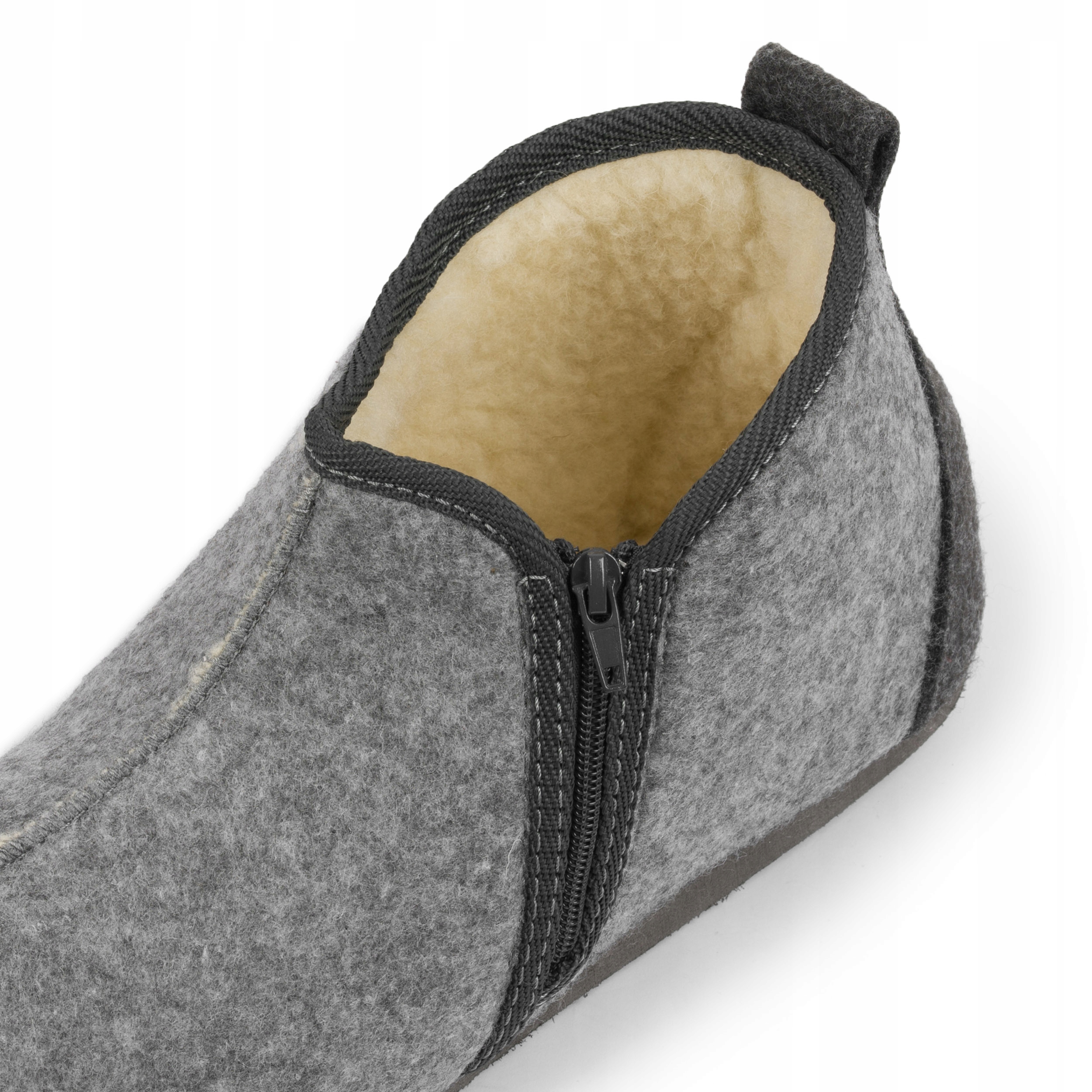 Ireshoes kapcie filcowe męskie szare z naturalną wełną r.46 Stan opakowania oryginalne