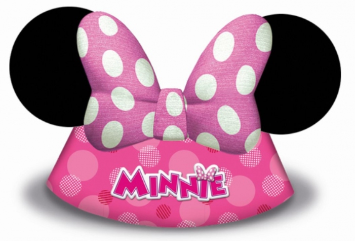 

Czapeczki Czapki Myszka Minnie 6 sztuk Urodziny