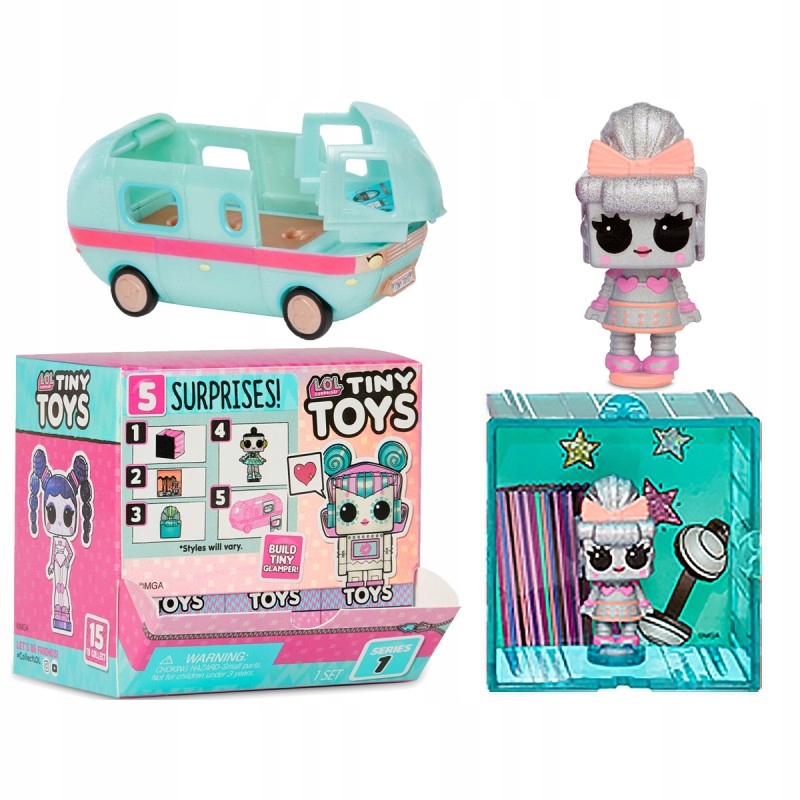 

Lol Surprise Tiny Toys Mini Laleczka Robot kamper