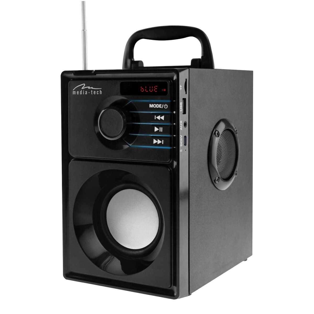 Reproduktor Boombox Silver MT3179 Bluetooth 15W