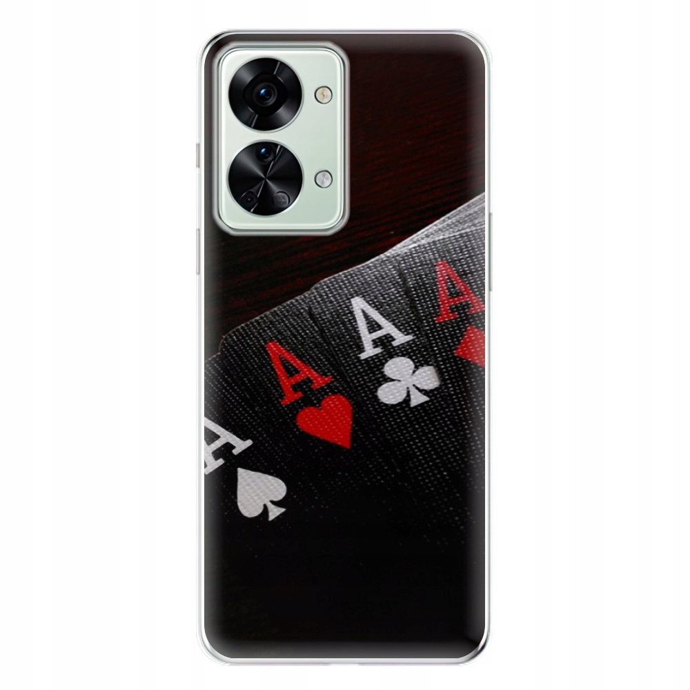Silikonowe etui iSaprio Poker dla OnePlus Nord 2T 5G