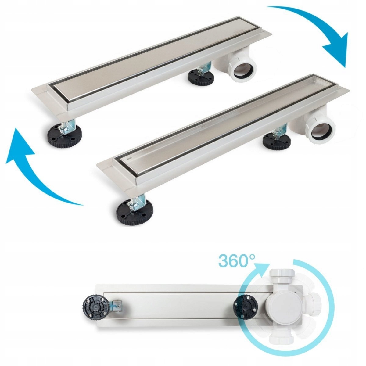 Lineární odtok 2v1 SIDE-DRAIN-90 boční sifon