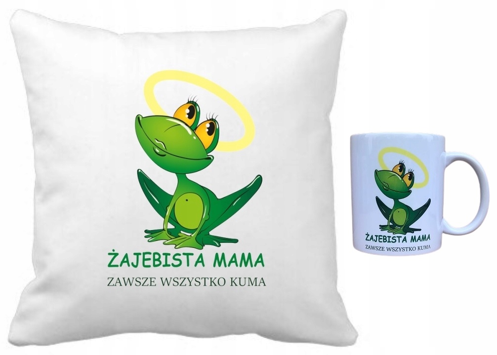 

Poduszka kubek Dzień Matki Żajebista Mama Prezen