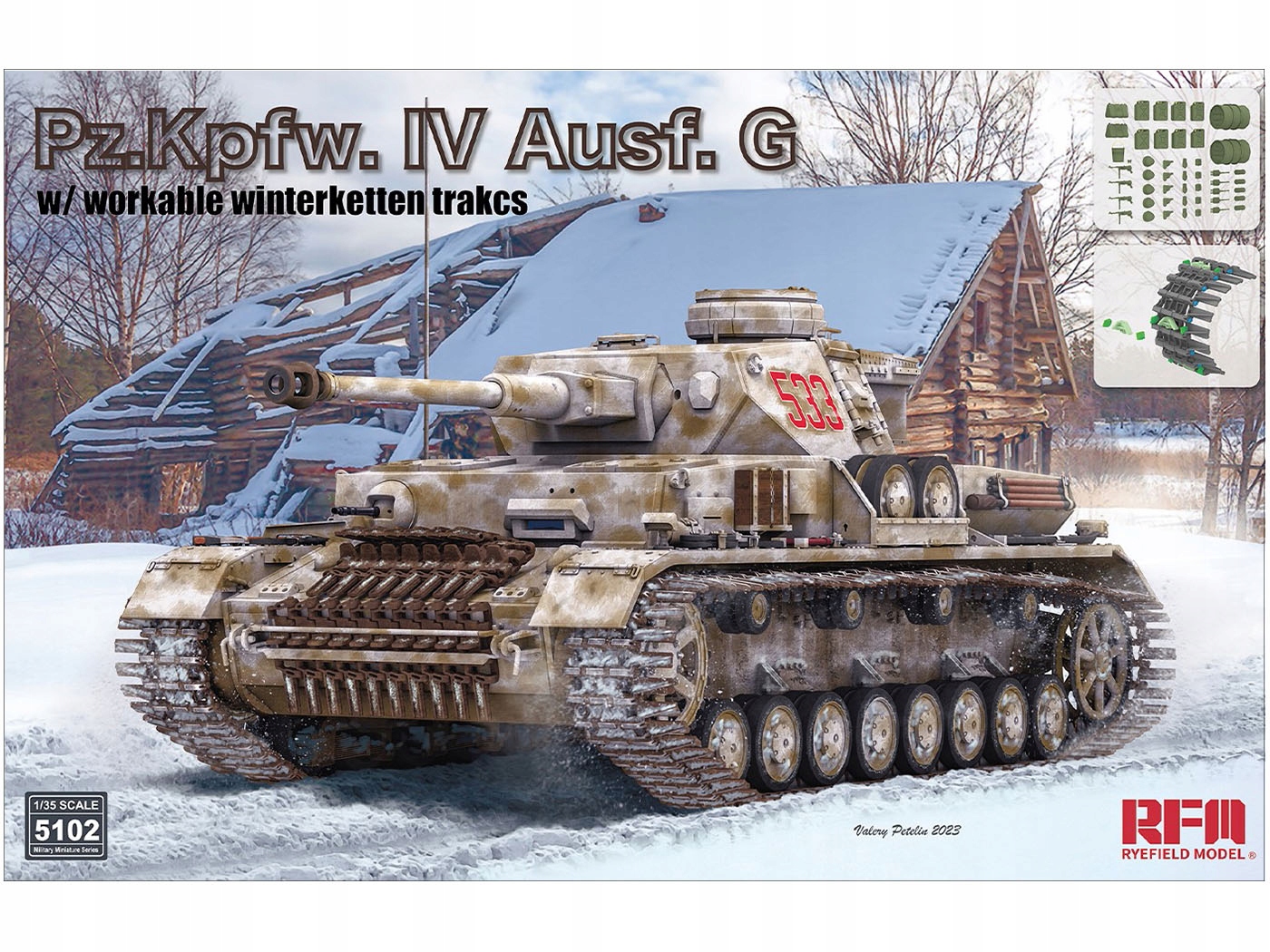 Tank Panzerkampfwagen PzKpfw IV Ausf.G model RM-5102 Rfm